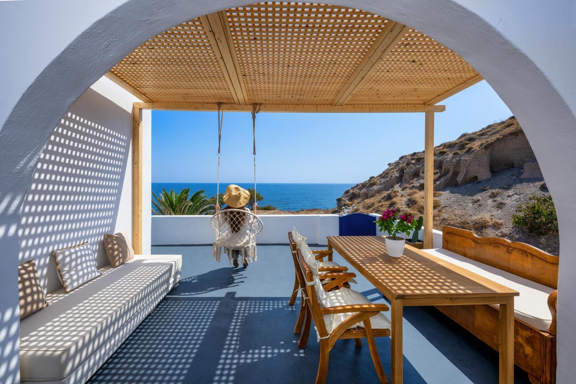 Διαμέρισμα Peaceful Seafront Retreat In Santorini -Sonus Mare Beach Houses Βούρβουλος